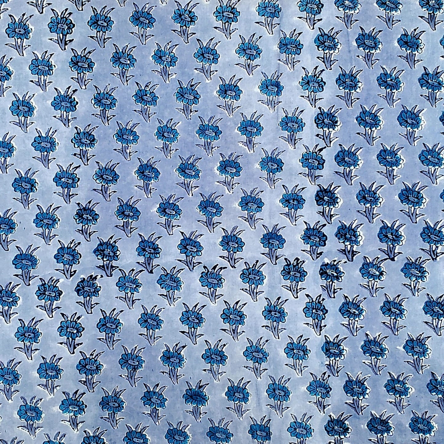 Sanganeri Handblock Cotton Fabric #39