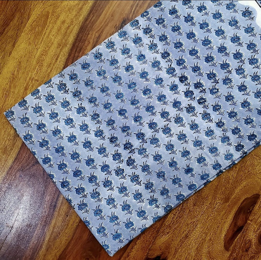 Sanganeri Handblock Cotton Fabric #39