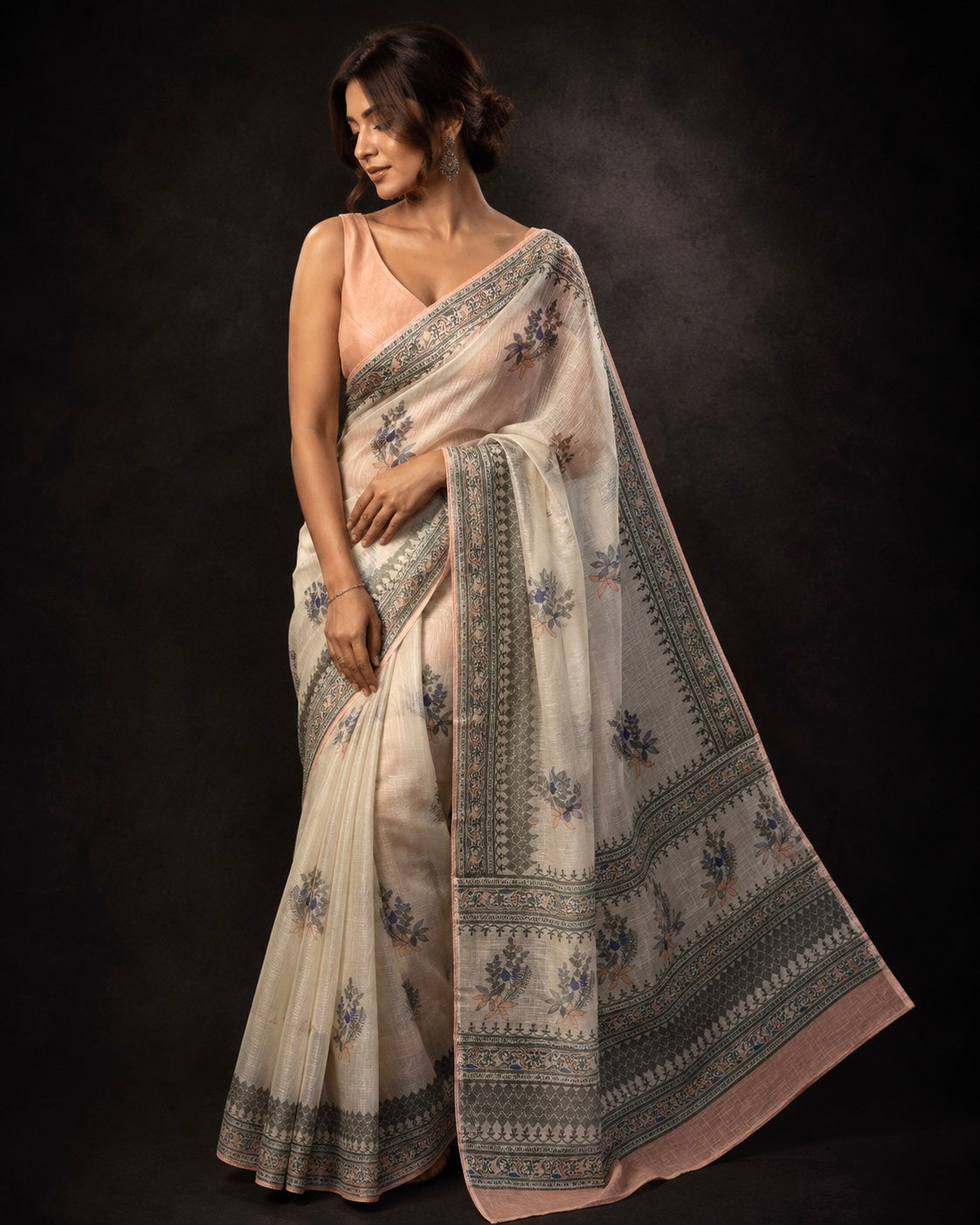 SICO Kota Mughal Print Saree #2