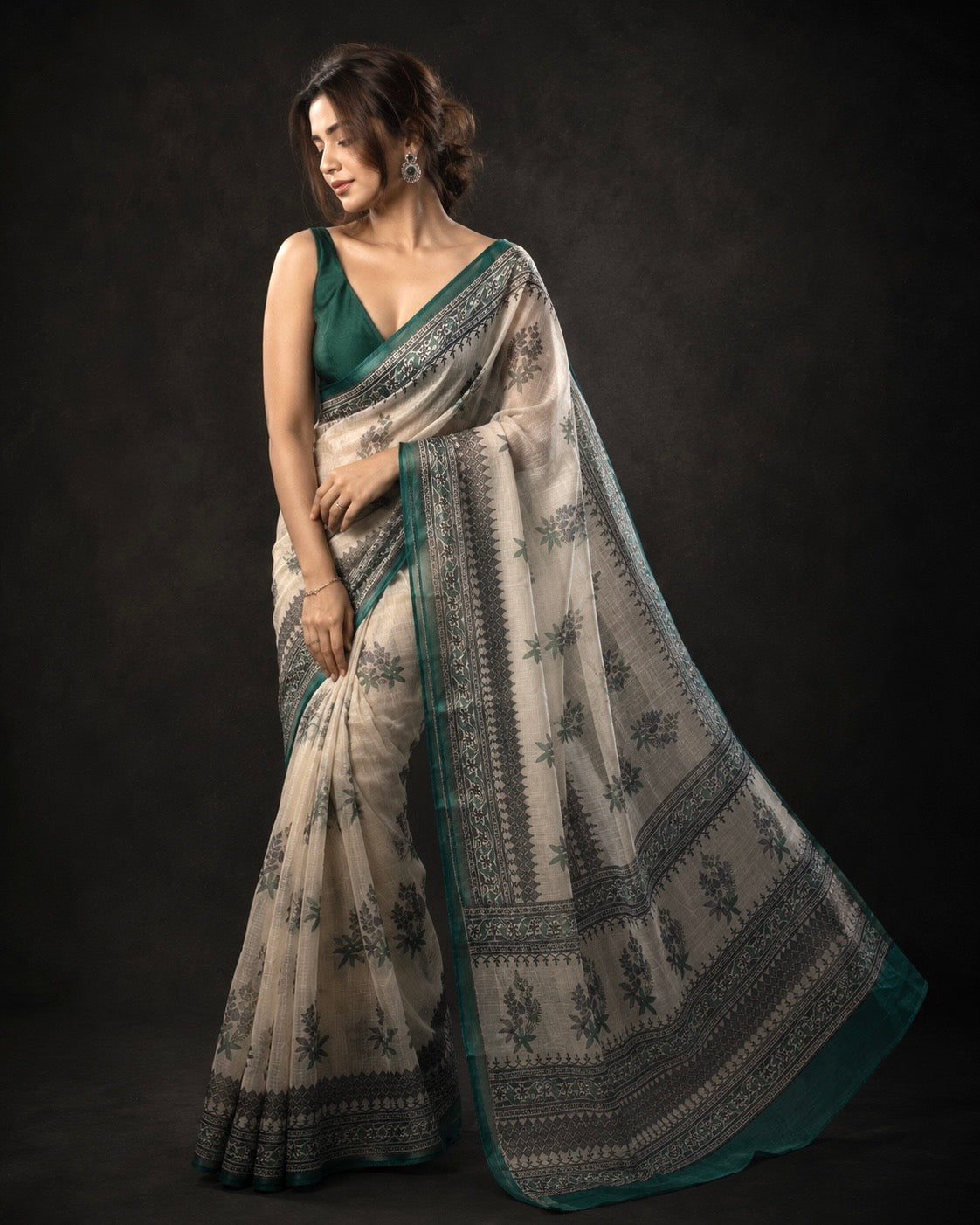 SICO Kota Mughal Print Saree #3